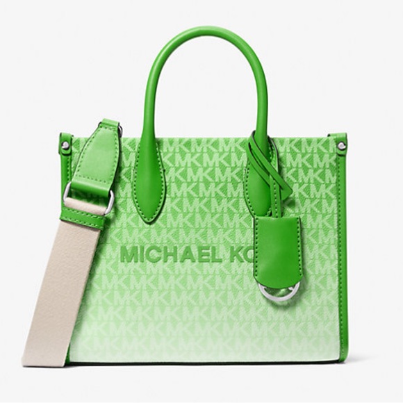 Michael Kors Mirella Small Ombré Signature Logo Crossbody Bag - Picture 1 of 12